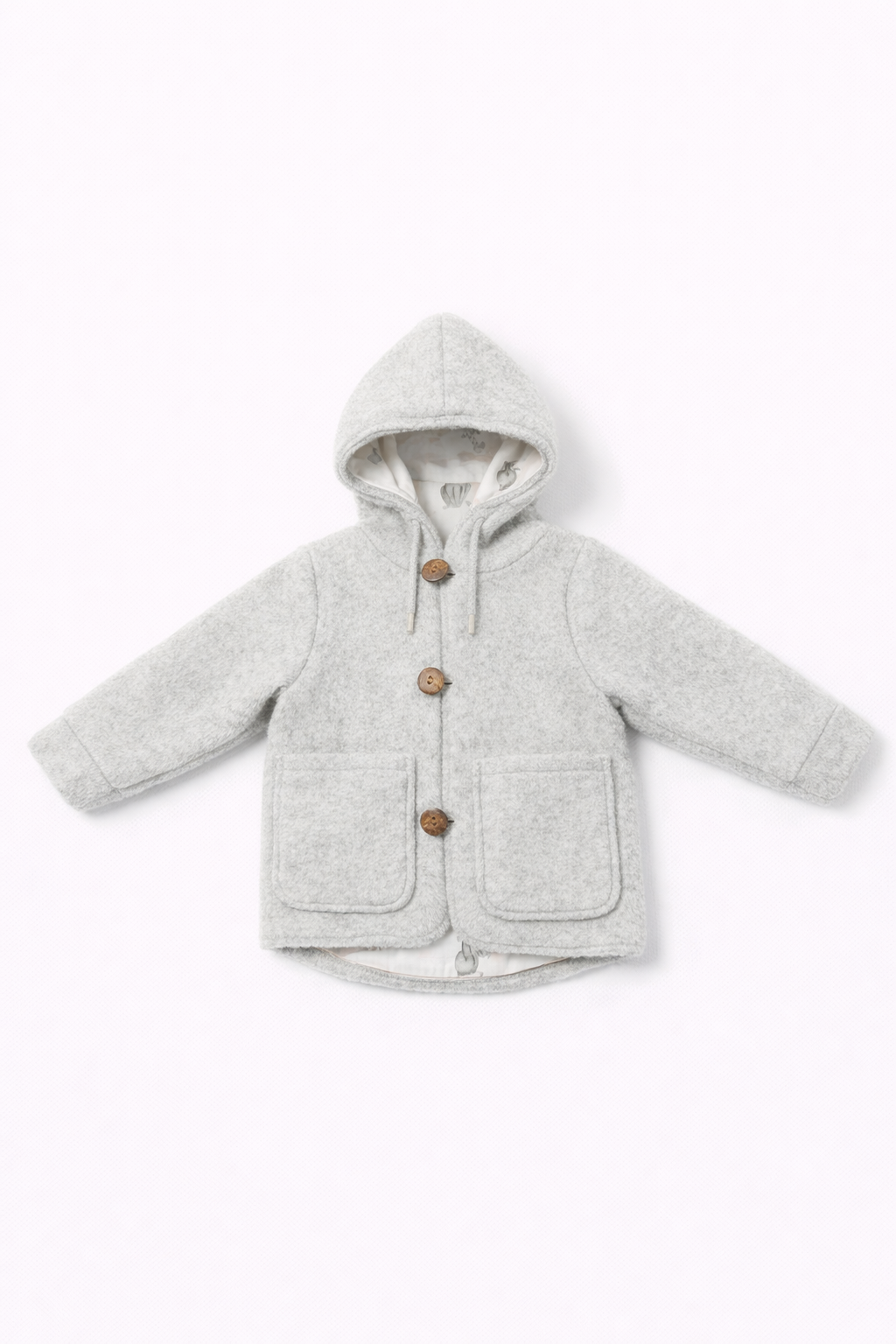Baby/Kid Virgin Wool Jacket - Grey