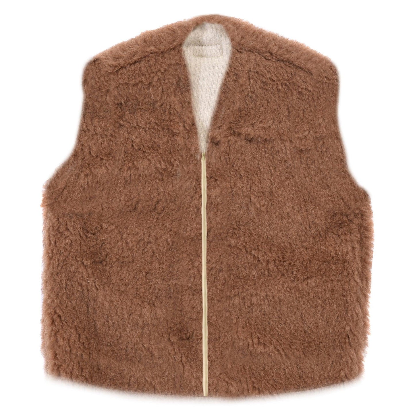 Baby/Kid Virgin Wool Vest Brown