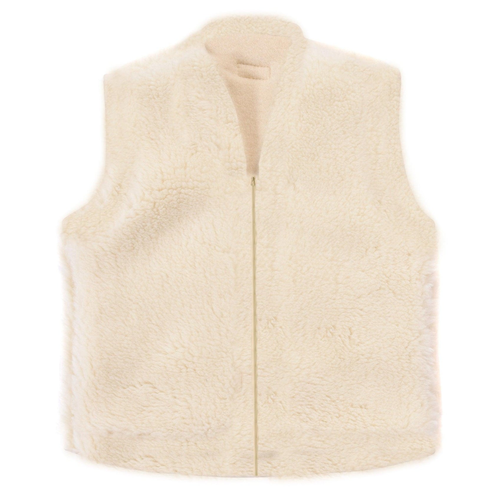 Baby/Kid Virgin Wool Vest - White