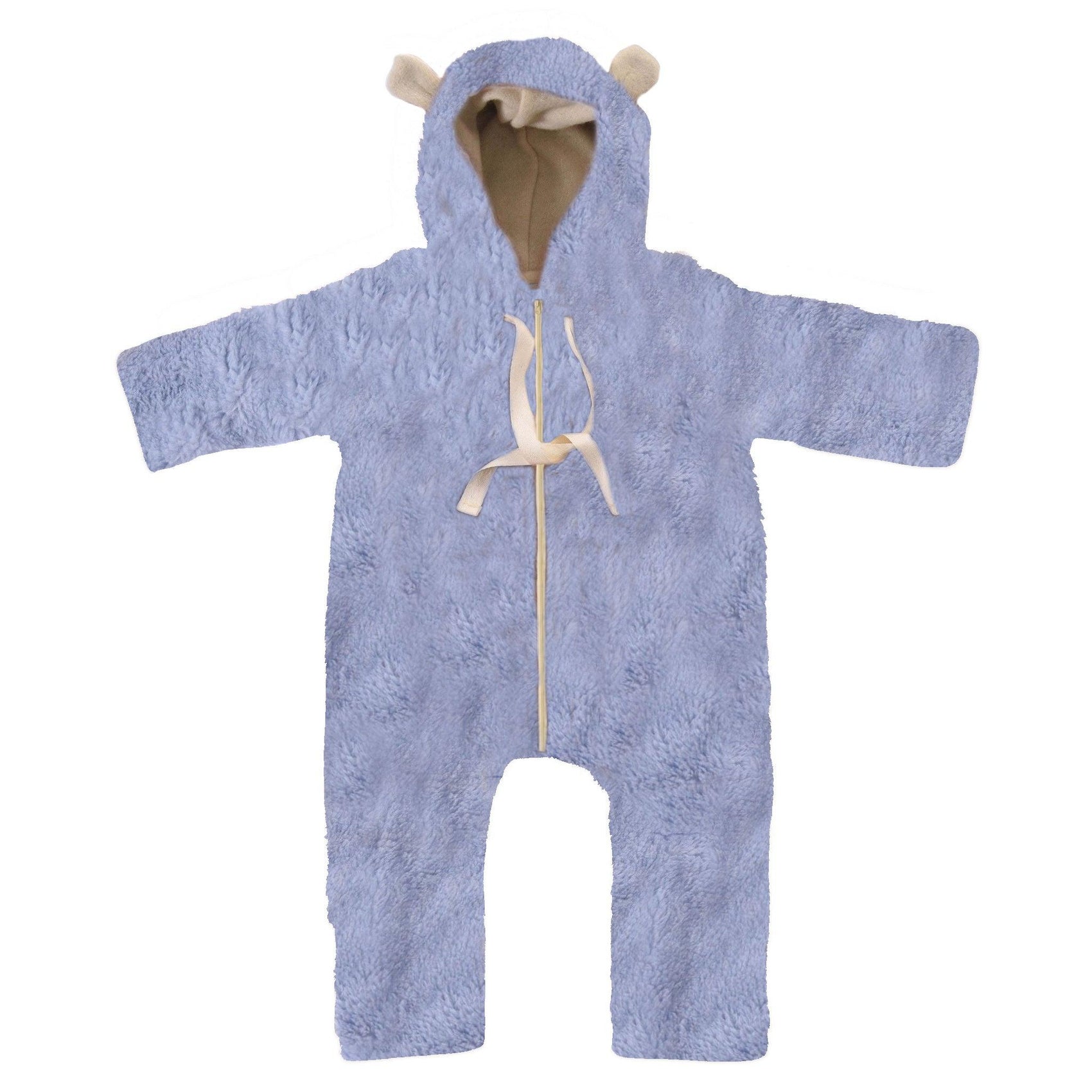 Baby/Kid Virgin Blue Wool Overall