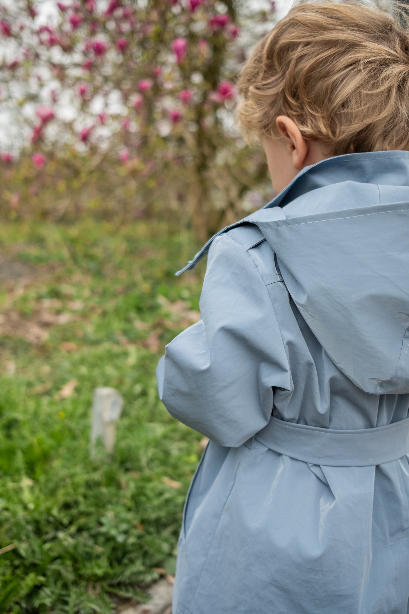 Baby/Kid Trench - Dove Blue