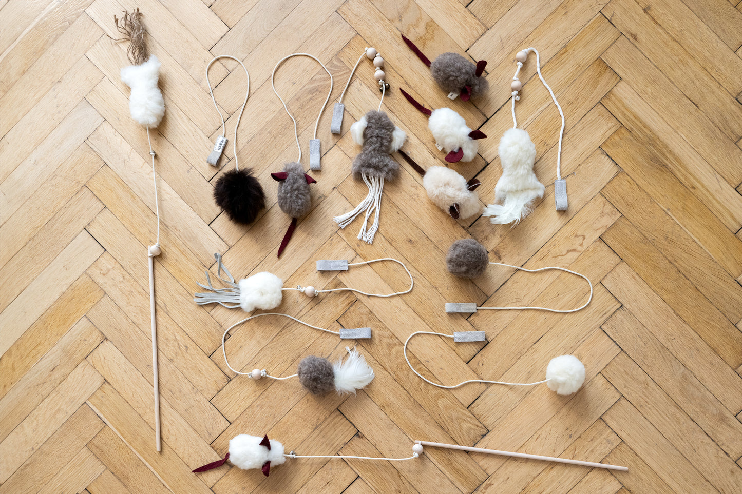 Natural Woolen Cat Toys