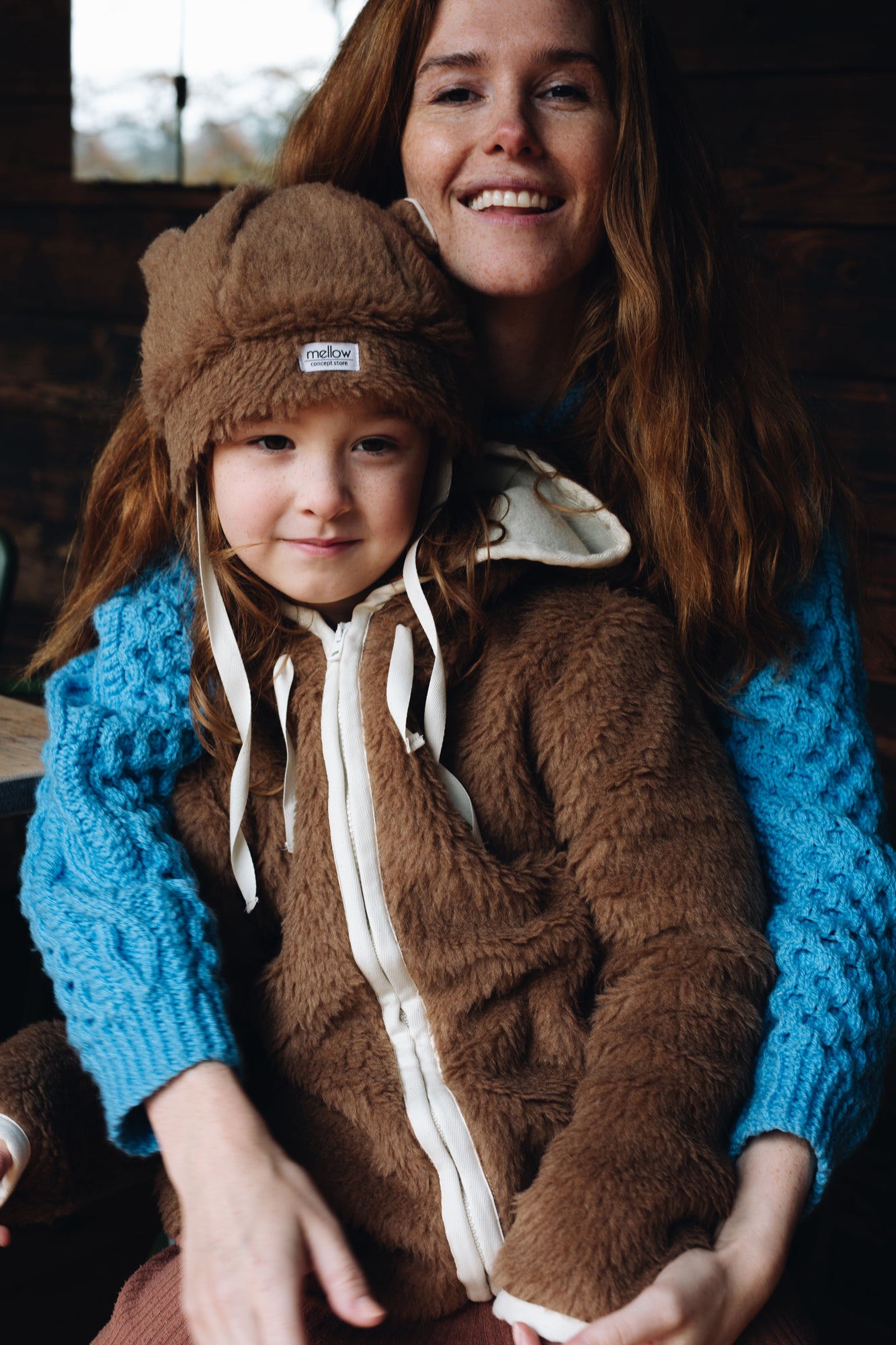 Brown Bear Woolen Baby Hat
