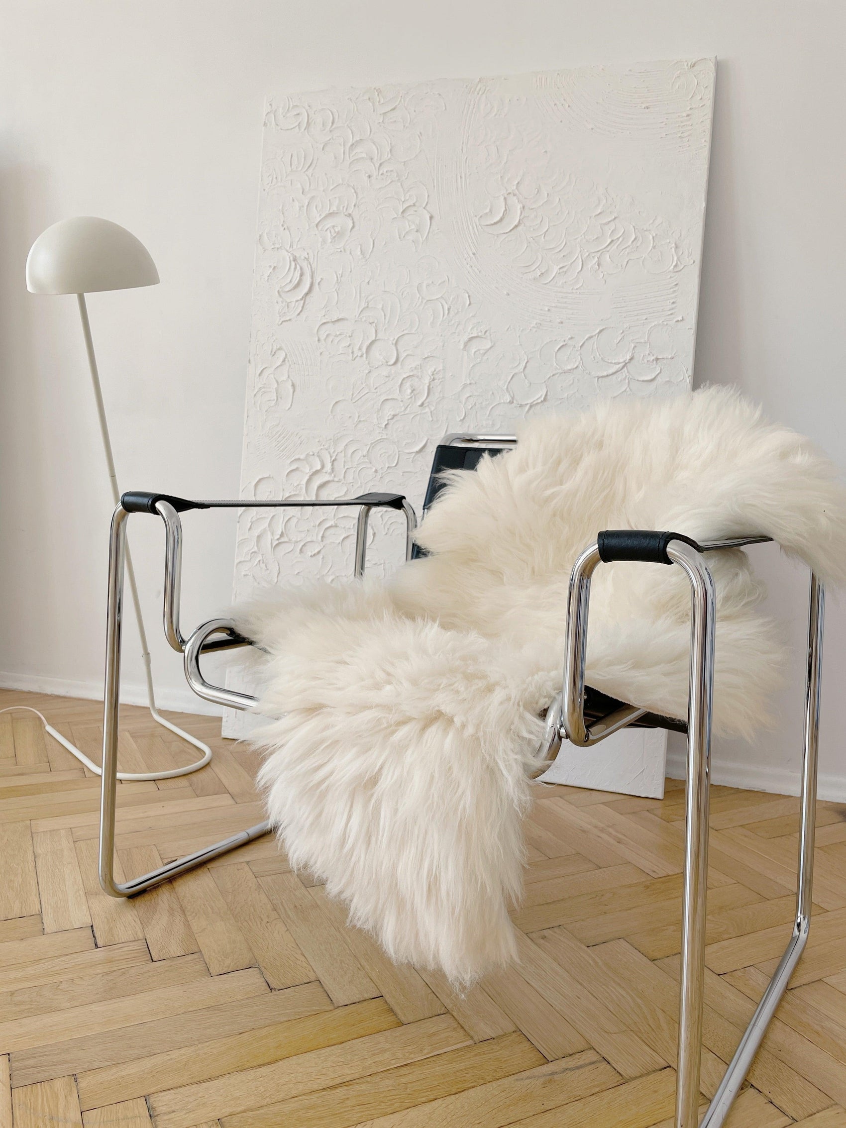 Natural Sheepskin Rug - Ivory