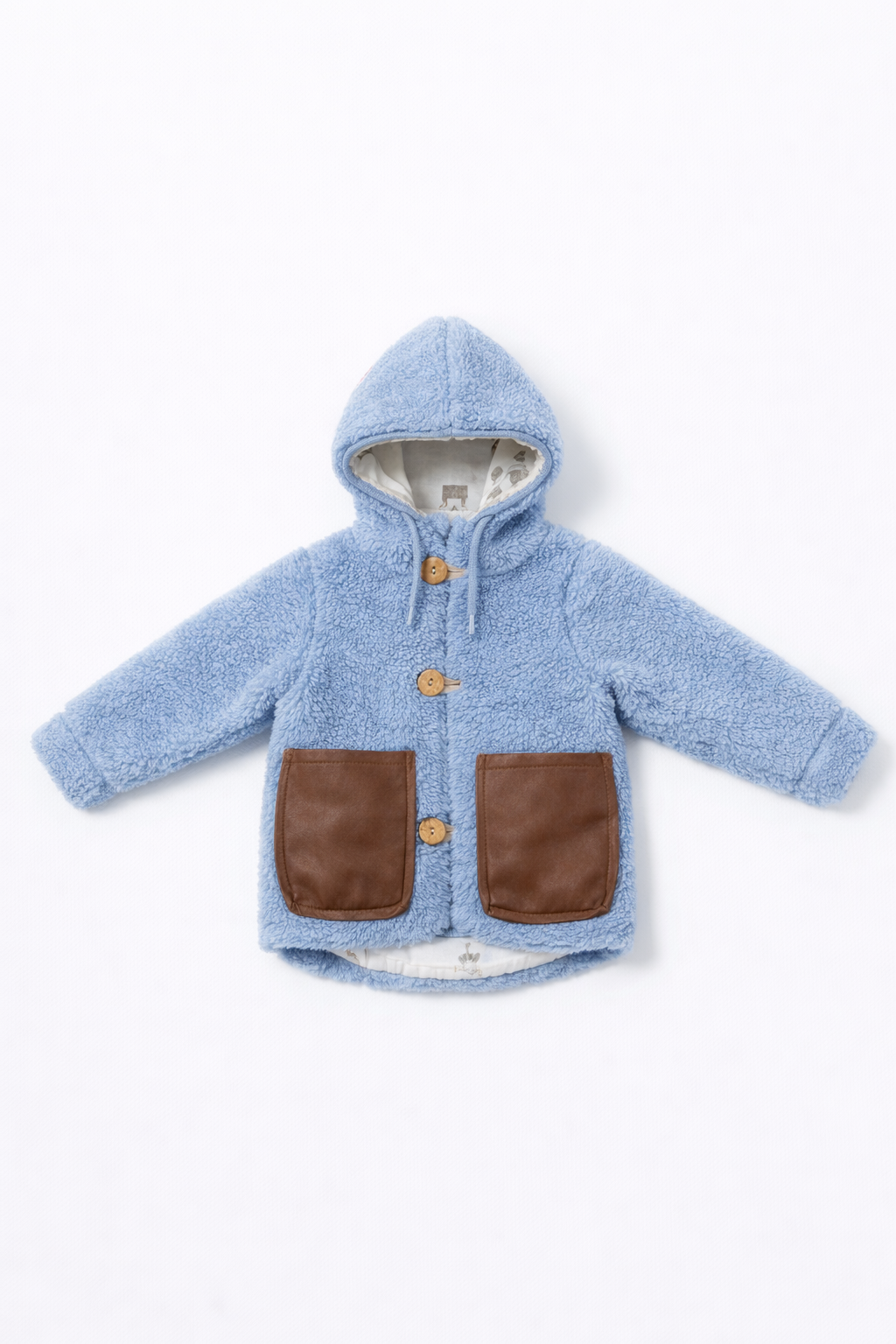 Baby/Kid Virgin Wool Jacket - Blue
