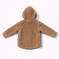 Baby/Kid Jacket in Teddy Wool - Melange Brown