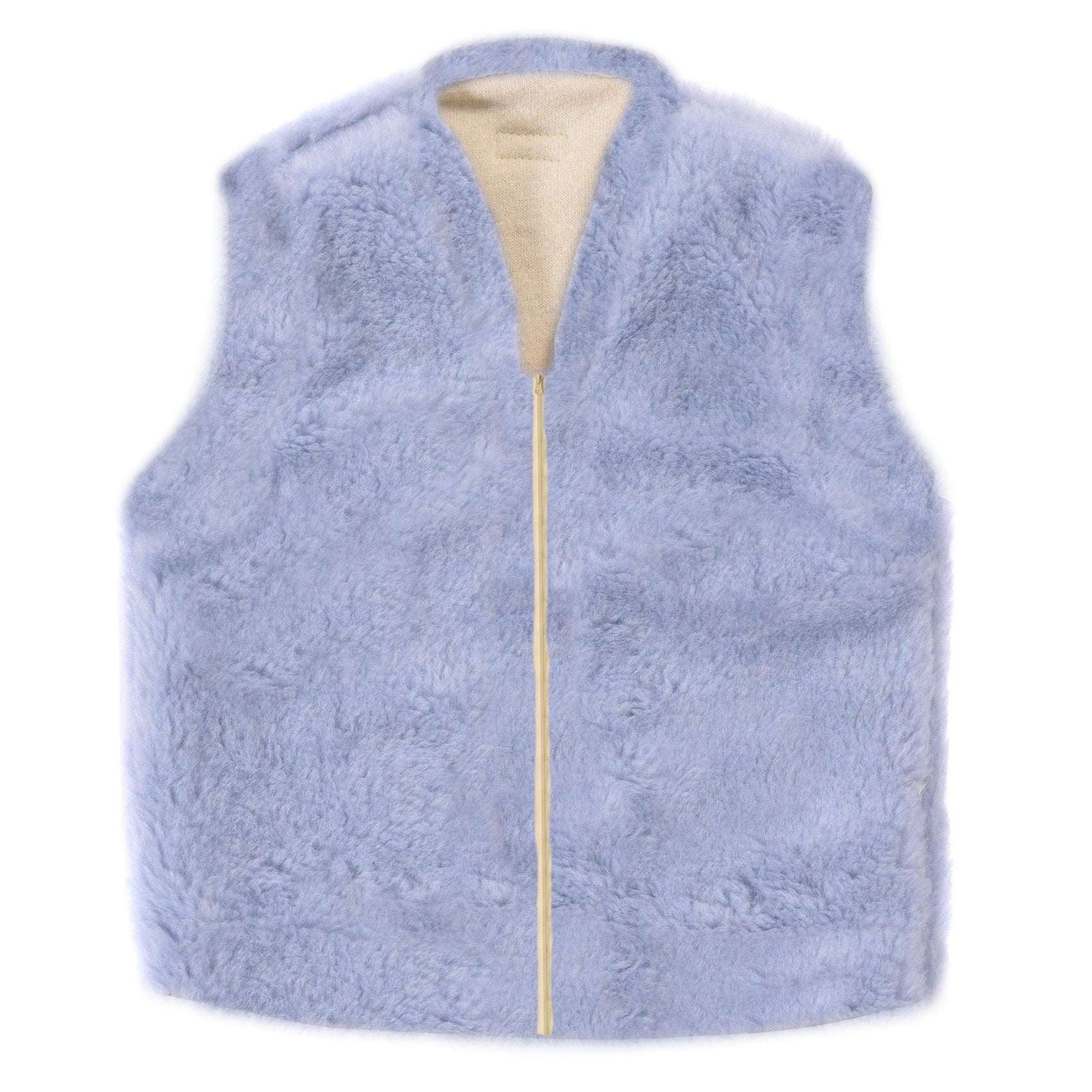 Baby/Kid Virgin Wool Vest - Blue