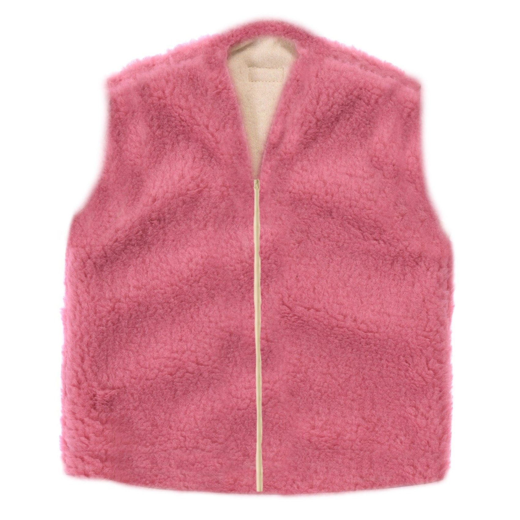 Baby/Kid Virgin Wool Vest - Pink