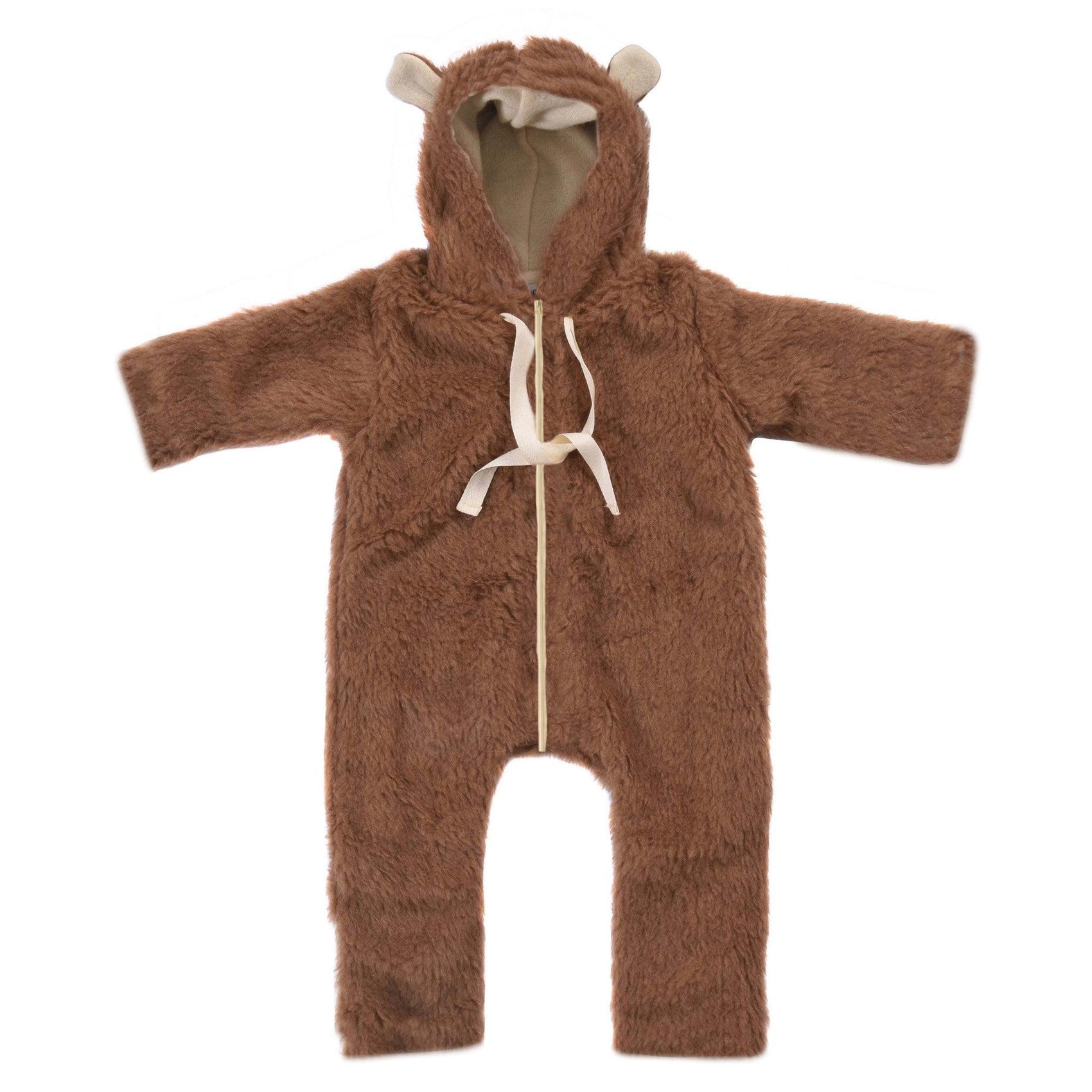 Baby/Kid Virgin Wool Overall - Brown