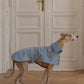 Water-repellent Dog Trench Coat - Light Blue