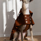 Water-repellent Dog Trench Coat - Chocolate Brown