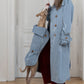 Trench Coat - Light Blue