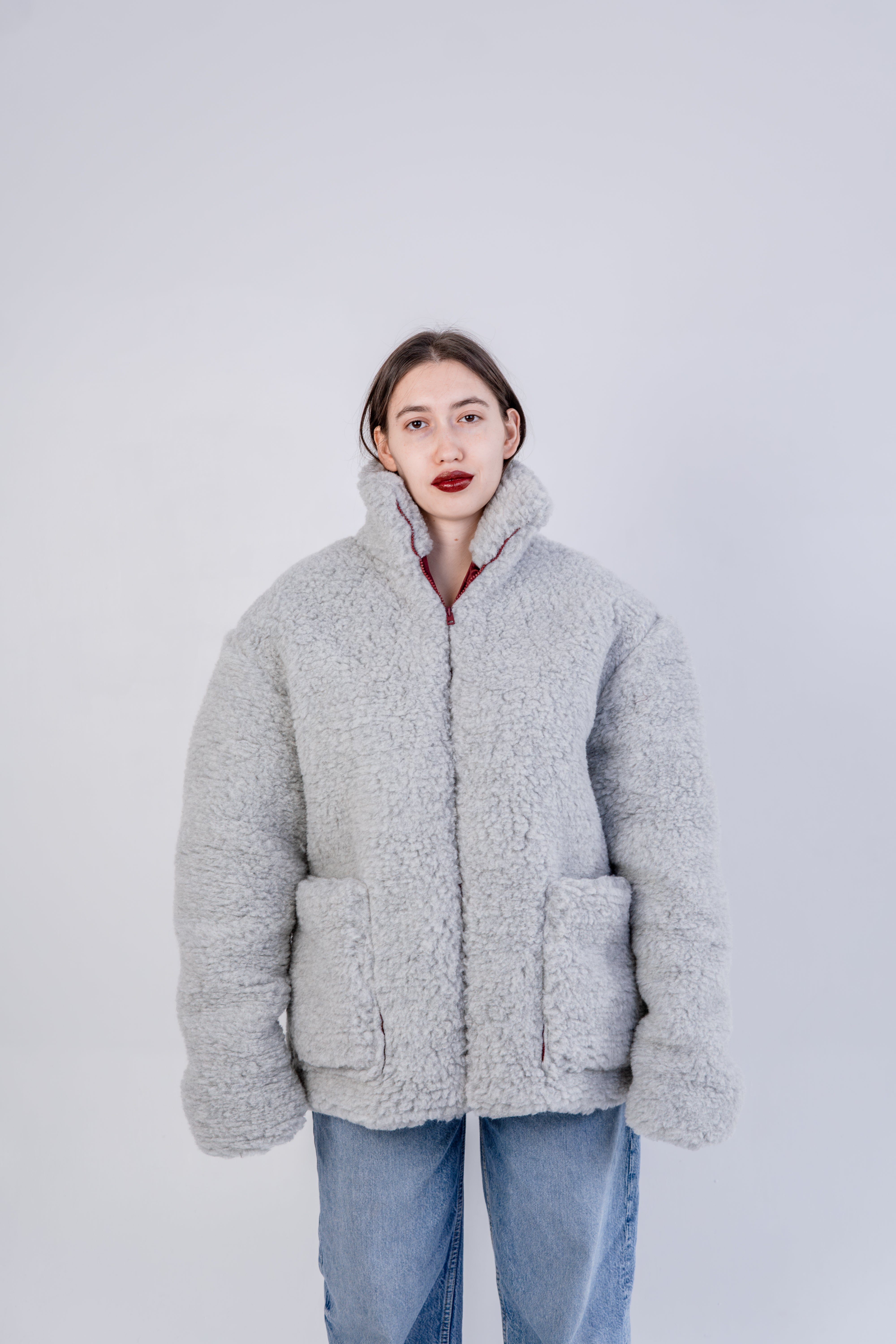 ジャケット・アウター Blanc YM Wool Pile Oversize Single Coat Blanc YM Wool Pile Oversize Single Coat