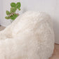 Natural Sheepskin Beanbag - White