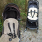 Ivory Natural Sheepskin Stroller Liner