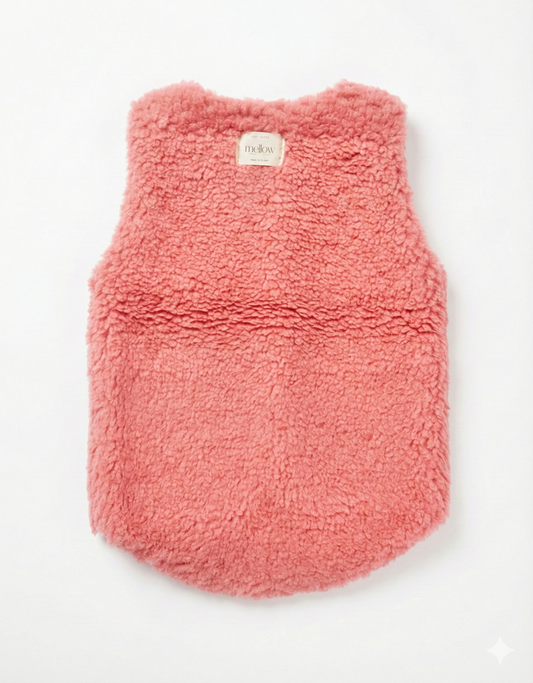 Baby/Kid Virgin Wool Vest - Pink