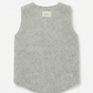 Baby/Kid Virgin Wool Vest - Grey