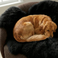 Genuine Black Sheepskin Couch Cover for Dogs — Natural Sofa Protector (Plastic-Free)