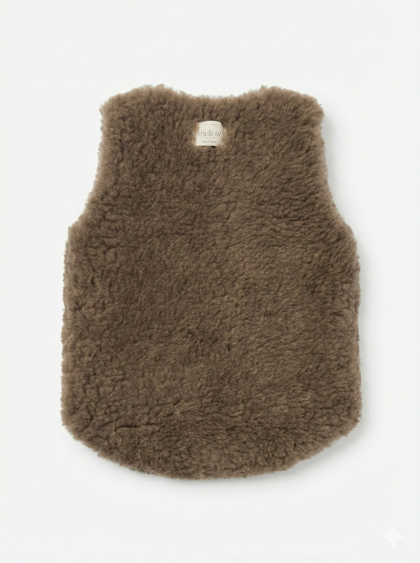Baby/Kid Virgin Wool Vest - Brown