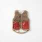 Baby/Kid Virgin Wool Vest - Brown