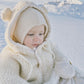 Baby/Kid Virgin Wool Overall - White