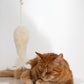 Natural Sheepskin Cat Toy: Fish