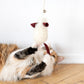 Natural Sheepskin Cat Toy: Mouse