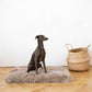 Square or Rectangular Natural Sheepskin Pet Mat - Greige