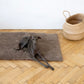 Square or Rectangular Natural Woolen Pet Mat - Beige