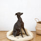 Natural Wool Pet Cave - White