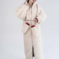 Woolen Women's Long Skirt - White