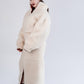 Woolen Women's Long Skirt - White