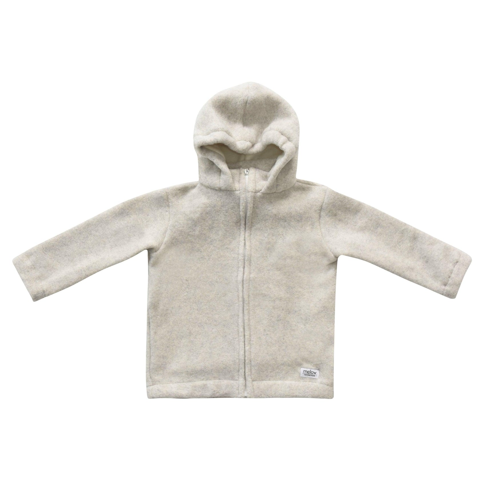 Light Baby/Kid Virgin Wool Jacket - Grey