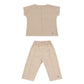 Ramie Baby/Kid Clothing Set - Beige