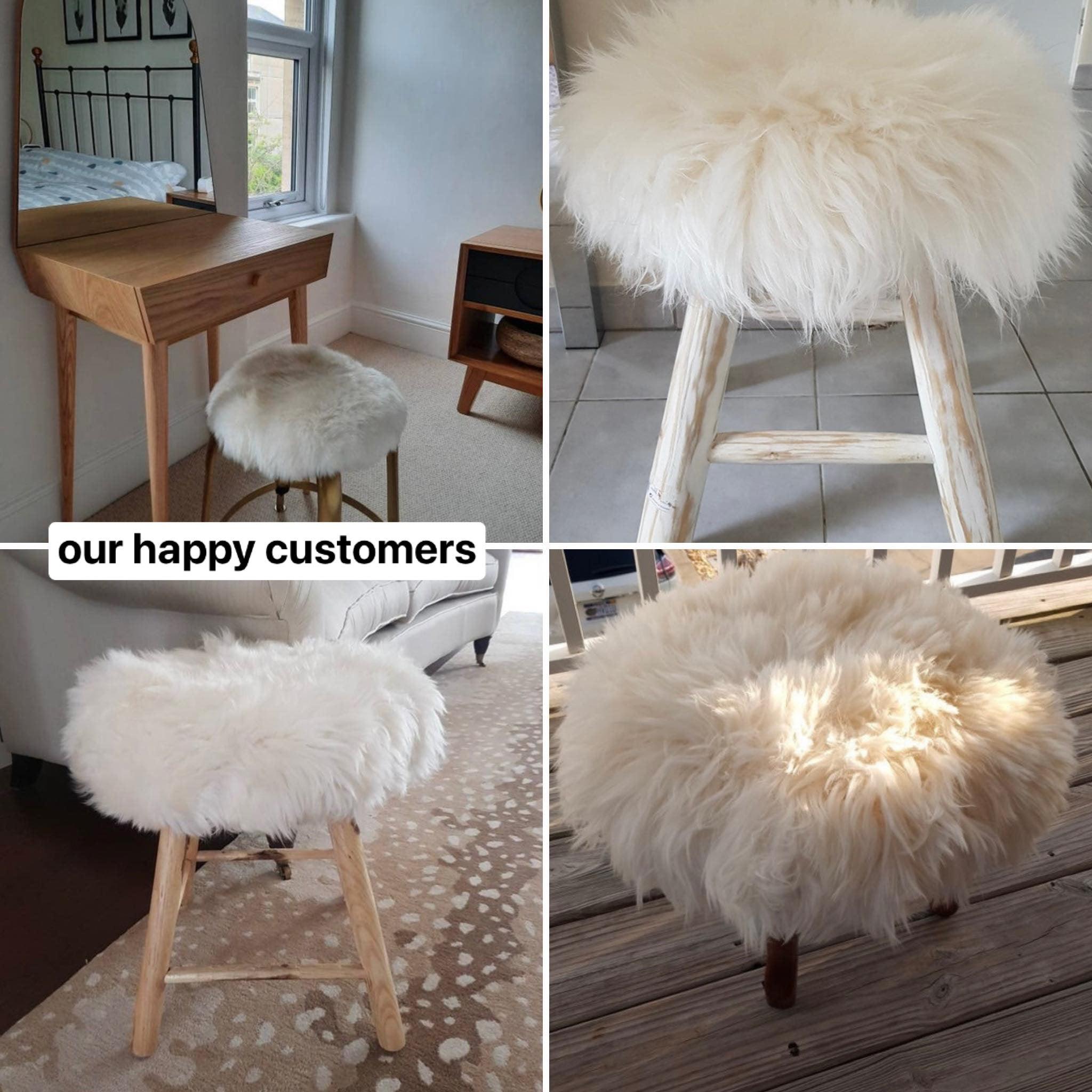 Fur stool covers sale