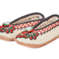 Adult Woolen Slippers (felt) with ornaments