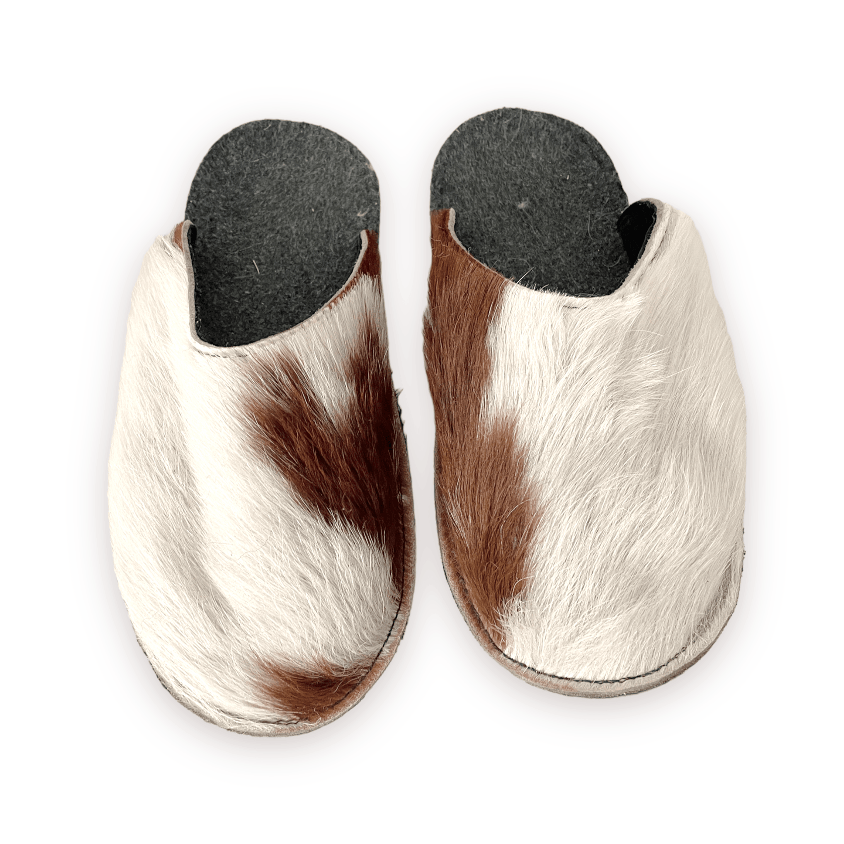Adult Natural Goat skin Slippers