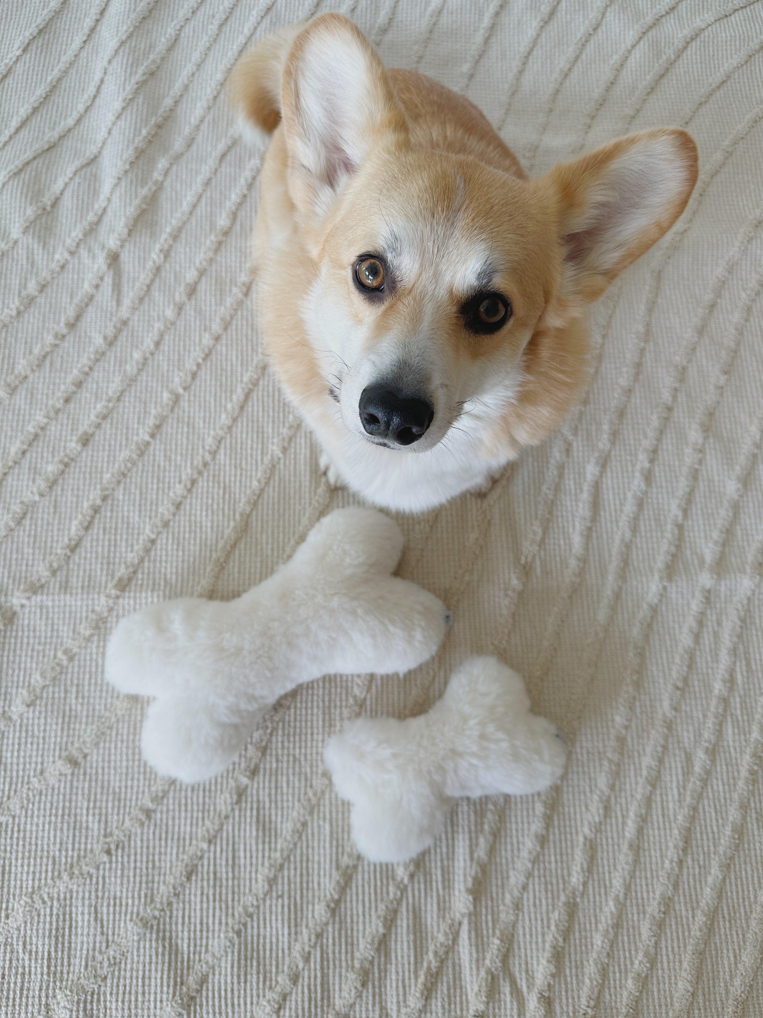 Sheepskin shop dog toys